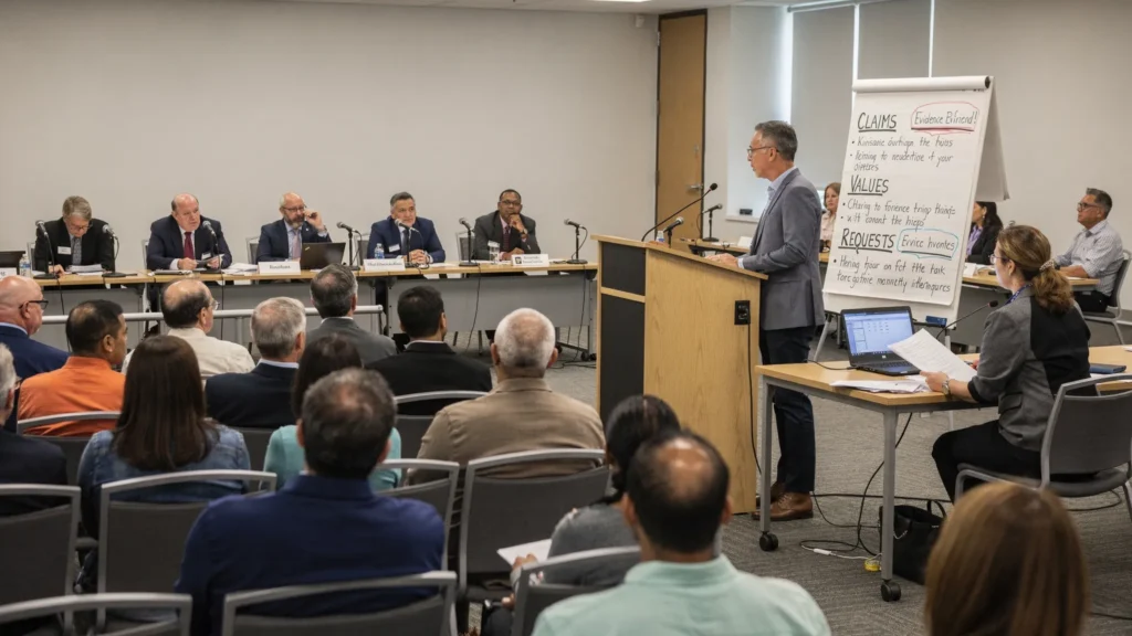 Discursive Democracy in Public Hearings: Better Rules - Main Image