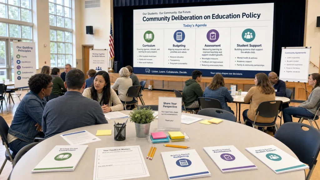 Deliberative Democracy for Better Education Policy - Main Image