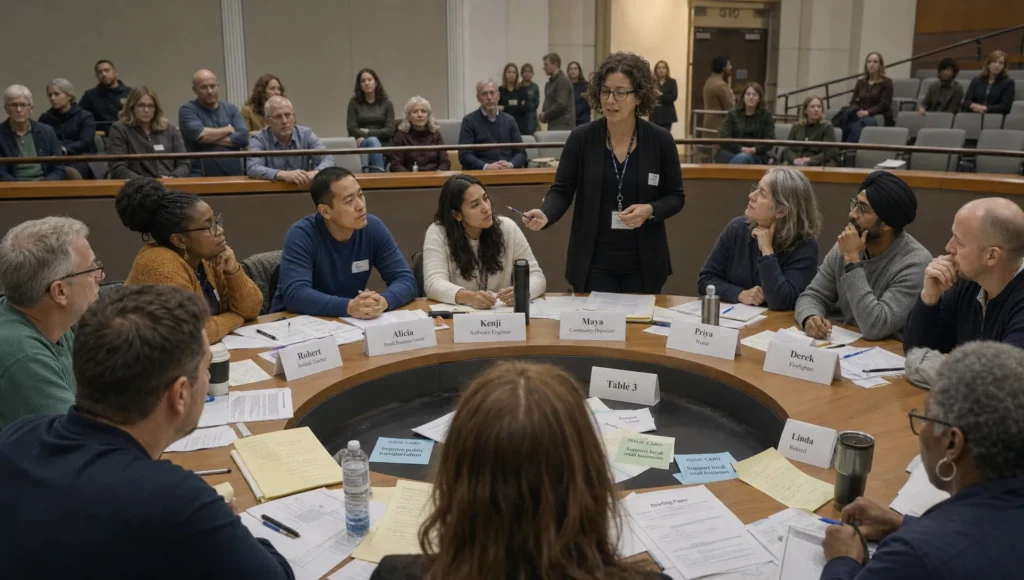 Deliberative Democracy for Divided Publics - Main Image