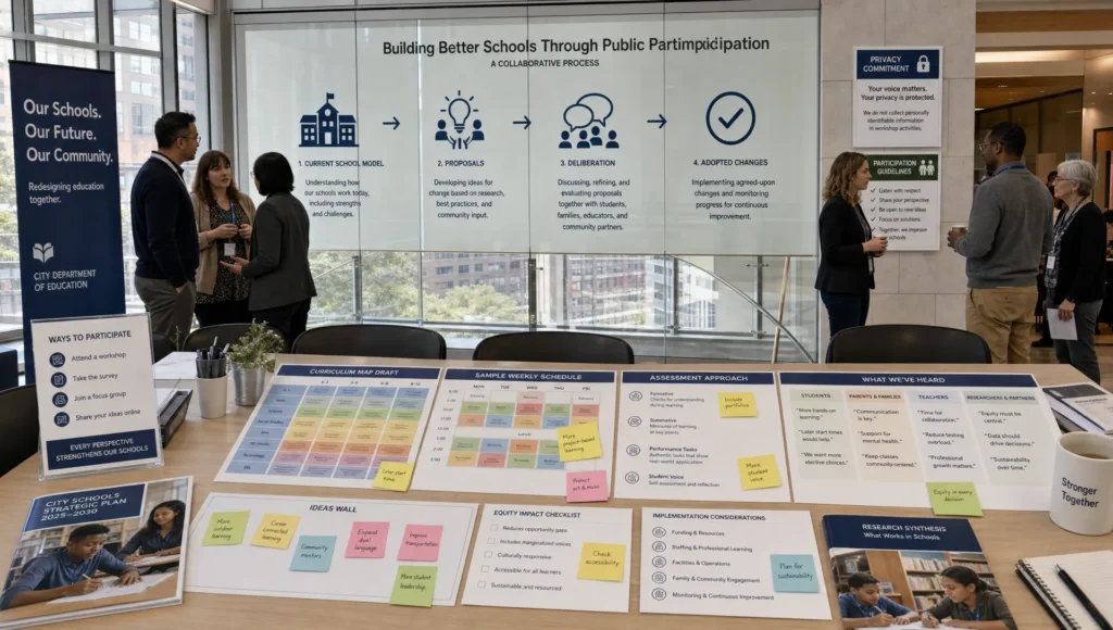 Deliberative Democracy for Education System Redesign - Main Image
