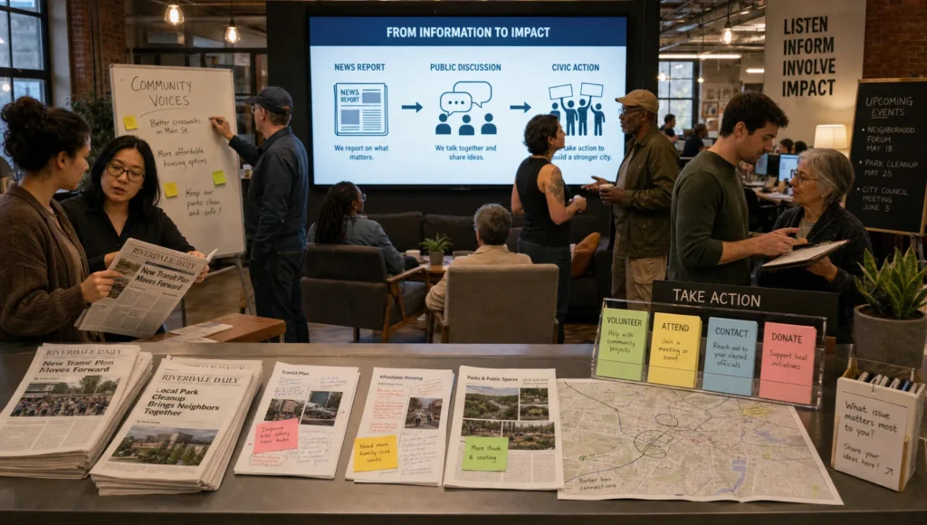 Discursive Democracy for News, Dialogue, and Action - Main Image